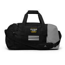 Load image into Gallery viewer, SPEAK YOUR WAY TO CASH FAM adidas duffle bag