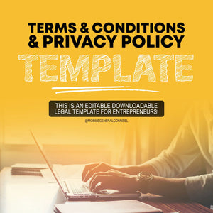Terms & Conditions & Privacy Template
