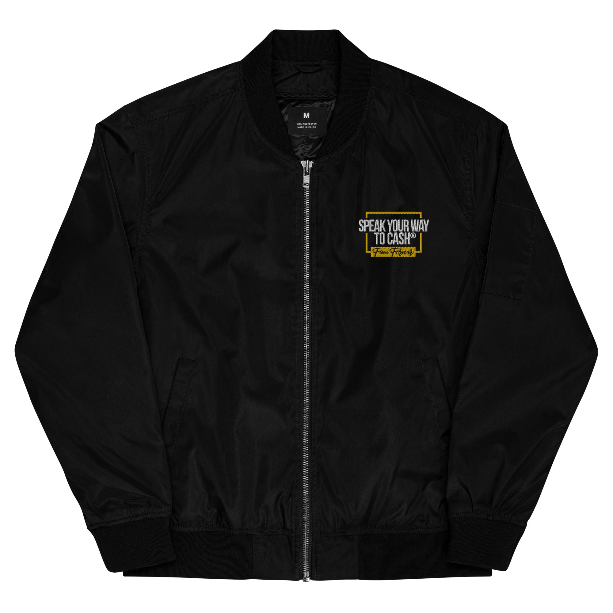 Premium recycled bomber jacket – Ashley N. Kirkwood
